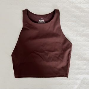 Madewell / MWL Cropped Athletic or Yoga top